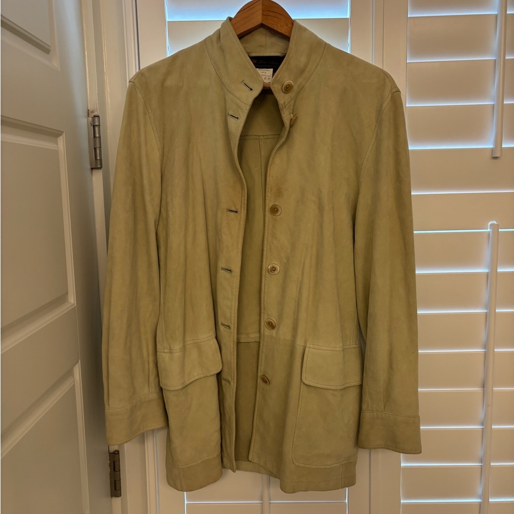 Loro Piana  lambskin, leather jacket